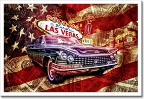 Poszterek keretben 60x40 Welcome to Fabulous Las Vegas