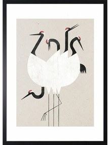 Zen cranes kép, 53x73 cm