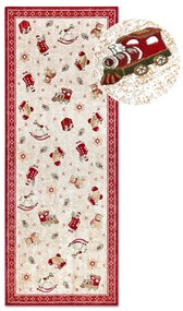 Piros pamutkeverék futószőnyeg karácsonyi mintával 80x200 cm Toy's Delight Red Christmas – Villeroy&amp;Boch