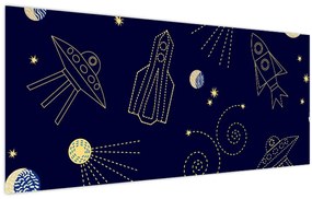 Kép - Univerzum (120x50 cm)