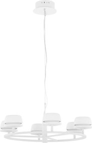 ITALUX AD16004-6A-WH MIRANDA Modern Csillár Fehér LED IP20