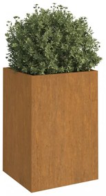 corten acél növénytartó 42x38x75 cm