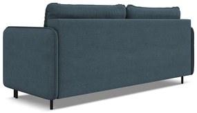 Kék kinyitható-tárolóhelyes kanapé 226 cm Luana – Makamii