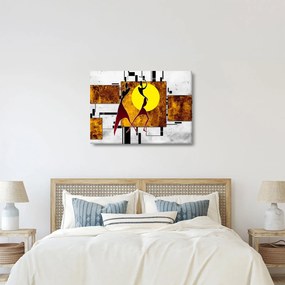 Egy őskori festmény képe (70x50 cm)