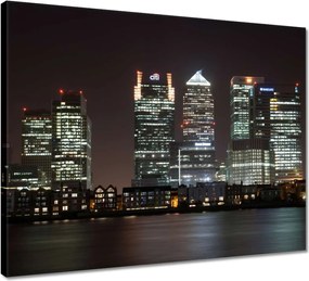 Vászonkép 50x40 London világít az éjszakában