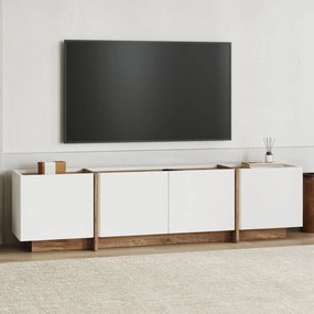Lowen - fehér/atlanti fenyő TV-állvány