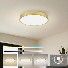 Brilagi - POOL LED mennyezeti lámpa 60 W, 230 V, 3000/4500/6000 K, Ø 60 cm, arany