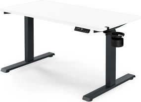 Elektromos íróasztal magasságállítással ergonomikus antracit-fehér, 1200x600 mm: ARIA