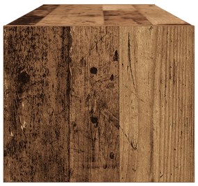 TV Szekrény Régi Fa 100x31x25,5 cm Műanyag Fa