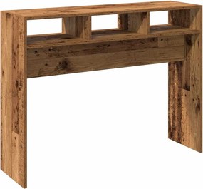 vidaXL Konzolasztal régi fa 105x30x80 cm műszaki fa