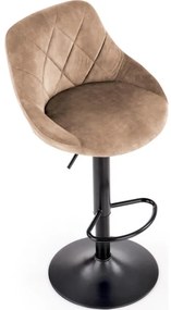 Bárszék 106x47 cm fekete/barna