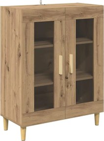 vidaXL Széf Artisan tölgy 69,5 x 34 x 90 cm Faanyag