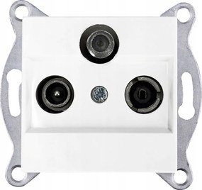 Exen MƱholdas Rtv-sat vĂ©gzĂĄrĂł antenna aljzat szƱrĆvel FehĂ©r 279/01E