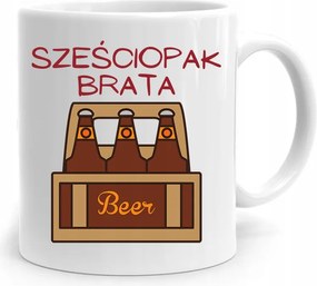 Ajándék Bögre Testvérnek Hatszög Sör Testvér Nyomtatott Fényképpel