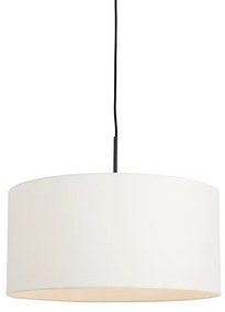 Modern lógólámpa fekete fehér árnyékolóval 50 cm - Combi 1