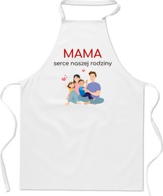 Konyhai kötény Anyák napja Ajándék Anya A család szíve