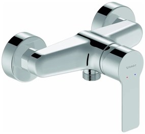 Duravit DC4230001010 - Falra szerelhető bidé csaptelep D-CODE, fényes króm