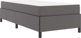 vidaXL Ágykeret matracmal Szürke 80 x 200 cm szövet