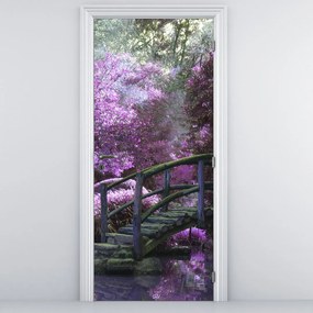 Fotótapéta ajtóra - Misztikus kert (95x205cm)