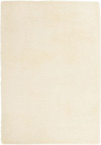 vidaXL krém poliészter hosszú szálú NAVARRA bozontos szőnyeg 120x170cm