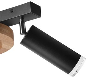 Spotlámpa OTIS 1xG9/5W/230V + 2xE27/15W/230V tölgy