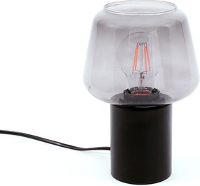 Italux Vintage Asztali lámpa Romio Fekete ITXTB-3332-1S-BK+SG