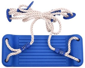 2 db kék polietilén hinta kötéllel 38 x 16 cm