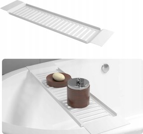 Oasis Kádpolc Rátét Asztal Fehér Fürdőszoba Polc Kád Fém