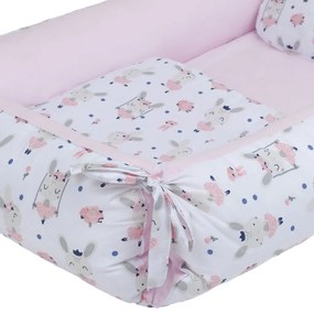 Többfunkciós babafészek párnával és paplannal New Baby nyuszi