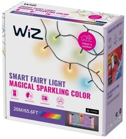 WiZ - LED RGBW Dimmelhető kültéri lánc 160xLED 20m IP44 2700-5000K Wi-Fi