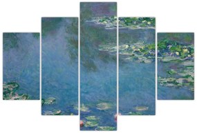 Kép - Claude Monet, Water Lilies, reprodukciók (150x105 cm)