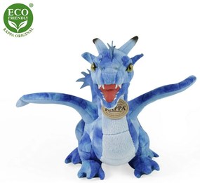 Rappa Plüss sárkány kék, 40 cm ECO-FRENDLY