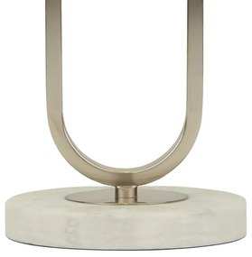 Searchlight EU60949GY - Asztali lámpa DOME 1xG9/7W/230V ezüst