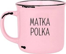 Bögre Rózsaszín Retro Ajándék Vicces Anyák Napja Anya Pöttyös