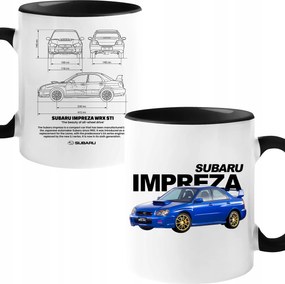 Bögre Subaru Impreza Wrx Sti jdm Ajándék Séma Születésnap Karácsony+csomagolás