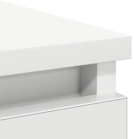 fehér szerelt fa tálalószekrény fiókos 71x35x84 cm