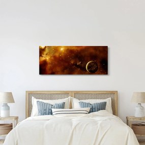 Kép - Bolygók köddel (120x50 cm)