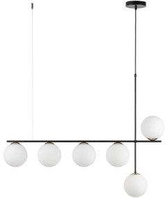 Csillár zsinóron SILIA 6xG9/12W/230V fekete