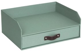 Zöld karton fiókos-dokumentumokhoz rendszerező Walter Canvas Paper Laminate – Bigso