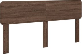 vidaXL Fejtámla Barna Tölgy 180 cm Faanyag