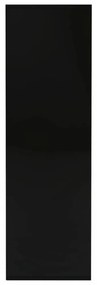 fekete szerelt fa könyvszekrény 98 x 29 x 97,5 cm