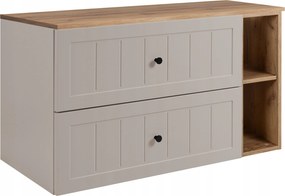 Fürdőszoba szekrény Mosdó Alá 80 kasmír tölgy Mart Mdf frontok gombok