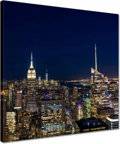 Vászonkép 40x40 New York felülnézet