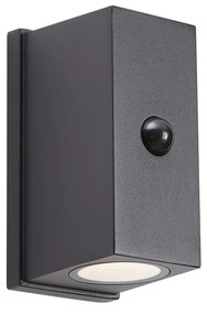 Fali lámpa fekete Lux szenzor mágneses LED-del újratölthető - Baleno