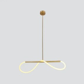 LED csillár kábelen SUPREME LED/22W/230V 100 cm aranyszínű