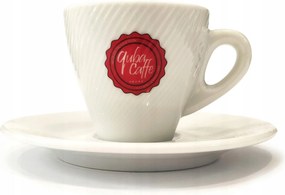Quba Caffe eszpresszó csésze fehér csészealj 70ml