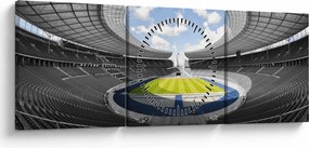 Kép - futballstadion (órával) (90x30 cm)