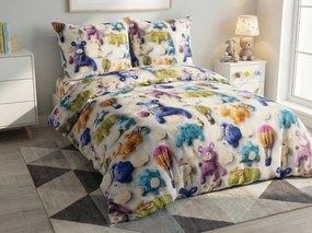 Gyermek mikroszálas ágynemű WOOLIMALS színes Ágyneműhuzat mérete: 70 x 80 cm | 140 x 200 cm