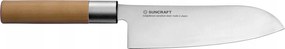 JapĂĄn kĂ©s Santoku 167 Senzo Japanese a Suncraft cĂ©gtĆl