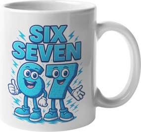 Bögre Ajándék Karácsonyra Brainrot Mémjátékos Tik Tok Six Seven 67